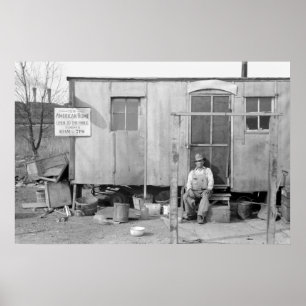 Pôster Depressão do excelente, anos 40