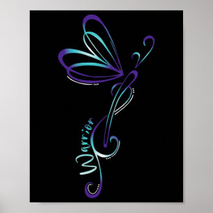 Poster Depressão Suicida Dragonfly Prevenção Sensibilizaç