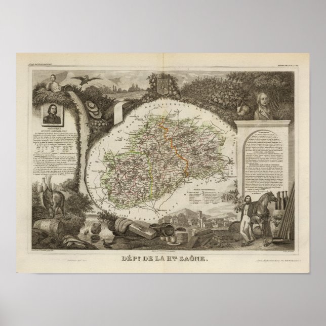 Pôster Dept. De La Hte Saone (Frente)