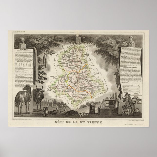 Pôster Dept. De La Hte Vienne (Frente)