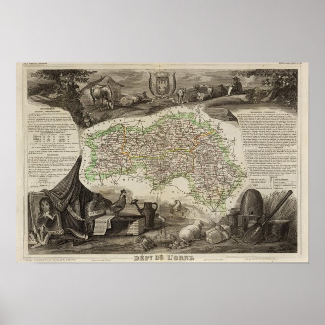 Pôster Dept. De L'Orne (Frente)