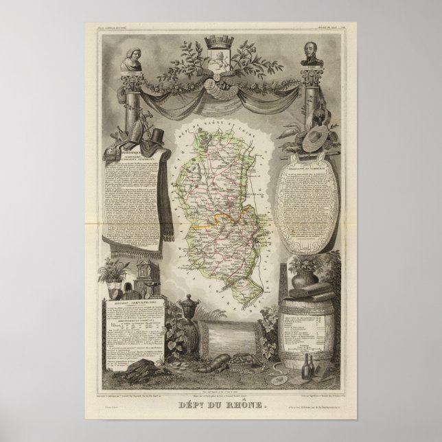 Poster Dept Du Rhone (Frente)