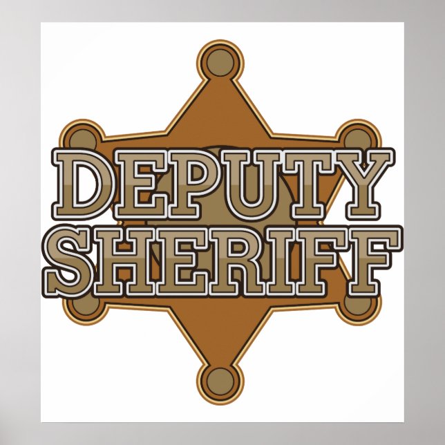 Poster Deputy Sheriff (Frente)
