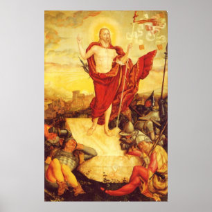 Pôster Der-Auferstandene por Lucas Cranach (1558)