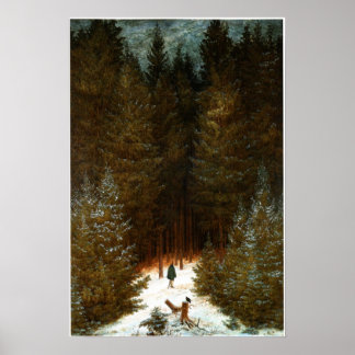 Poster Der Chasseur im Walde