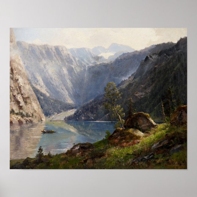 Poster Der Königssee im Berchtesgadener Land (Frente)