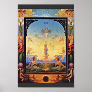 Poster Der Morgen por Runge Philipp Otto (a melhor