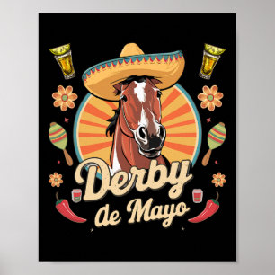 Poster Derby De Mayo Cinco De Mayo Partido Mexicano