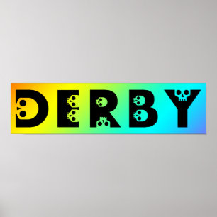 Pôster derby: skullphabet