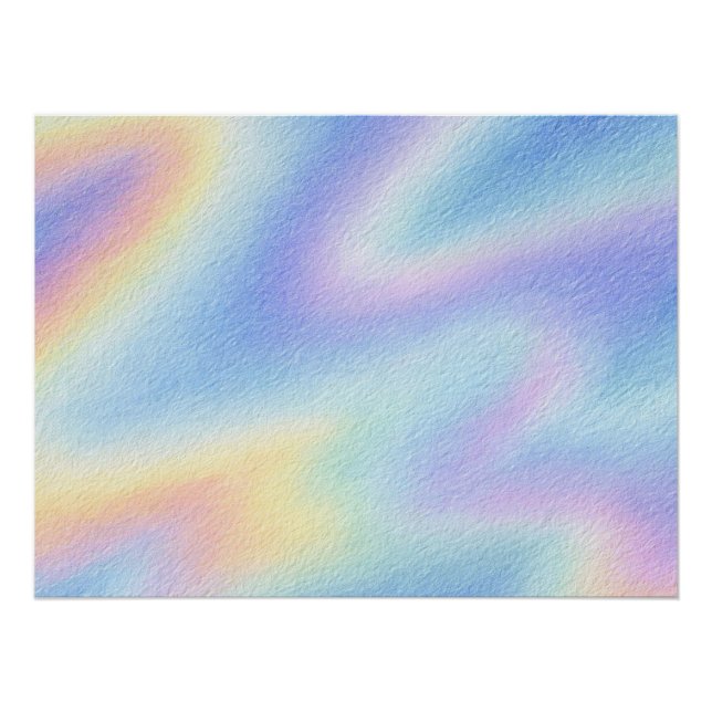 Pôster Deriva do Céu Pastel (Frente)