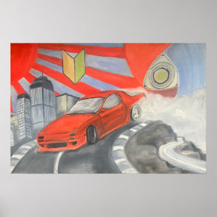 Poster Derrapando no Céu