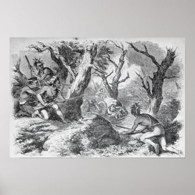 Pôster Derrota do General Braddock (Frente)