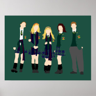 Poster Derry Girls Minamilist art