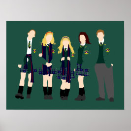 Poster Derry Girls Minamilist Arte