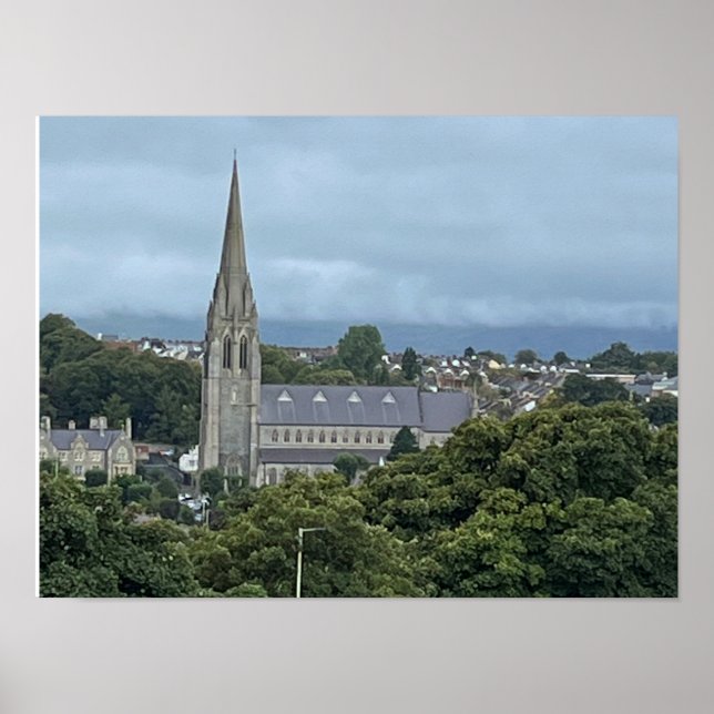 Poster Derry/Londonderry Norte Irlanda Europa (Frente)