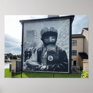 Poster Derry/Londonderry Norte Irlanda Os Problemas