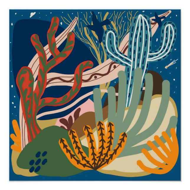 Pôster Dersertar Noites (Frente)