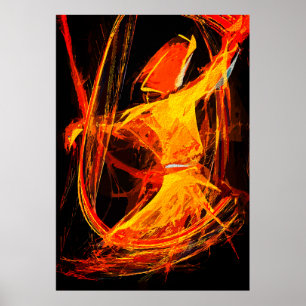 Poster Dervixe Giratório Sufi Místico – Arte Abstrata
