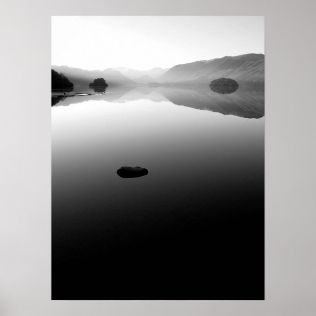 Poster Derwentwater: distrito do lago (Frente)