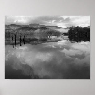 Poster Derwentwater Reflections: Lake District, Cumbria