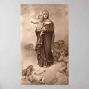 Poster DES Anges de Bouguereau - de Notre-Dame