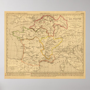 Pôster DES Barbares do l'invasion dos apres de France do