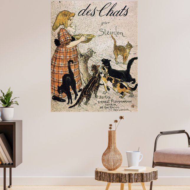 Poster Des Chats por Theophile Steinlen (Sala de Estar 3)