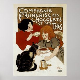 Pôster DES Chocolats de Compagnie Francaise