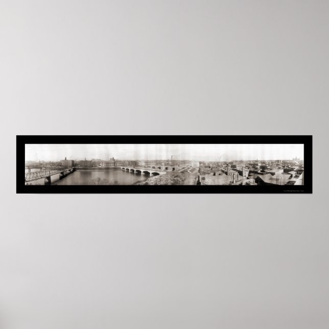 Poster Des Moines, IA Foto 1914 (Frente)