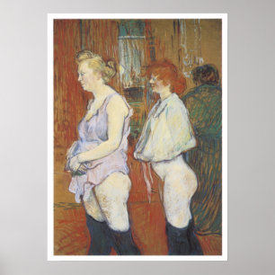 Pôster DES Moulins da rua: A inspeção médica, 1894