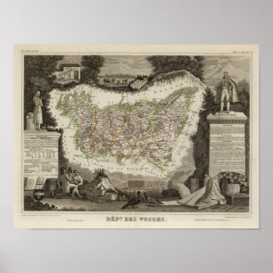 Poster DES Vosges do departamento
