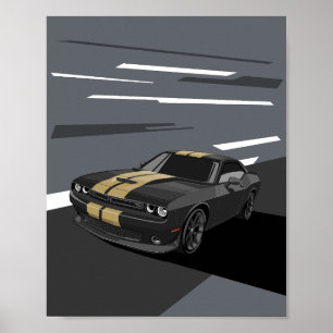 Poster Desafiador Negro
