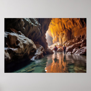Poster Desafio Cave Externo Aventura Explore A Natu