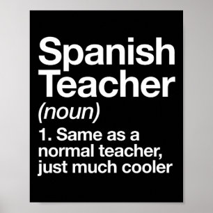 Poster Desafio De Definição De Professores Espanhol De By