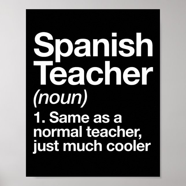 Poster Desafio De Definição De Professores Espanhol De By (Frente)