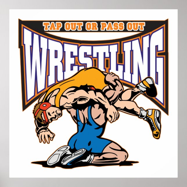 Pôster Desapertar os Wrestlers (Frente)