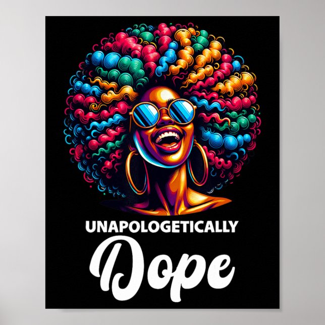 Poster Desapologeticamente Droga Mês da História Negra Af (Frente)