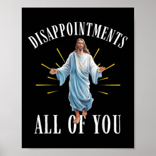 Poster Desapontamentos Tudo Você Jesus Religião Cristã F