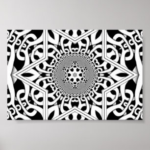 Pôster desaturated dubplate fractal