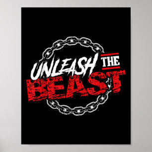 Poster Desbloqueie _ Modo Academia Motivação Fitness Wer