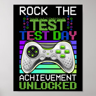 Poster Desbloqueie o Dia do Professor Teste de Jogo Dia d