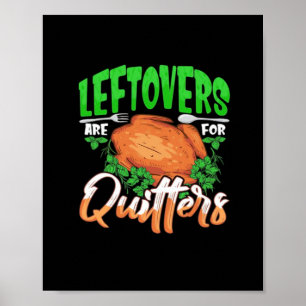 Poster Descanso São Para Quitters - Natal De Ação De Graç