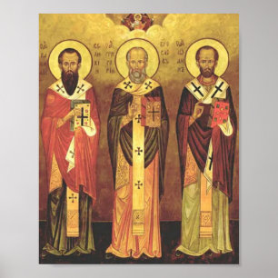 Poster Descarregar três ícones ortodoxos da hierarquia sa