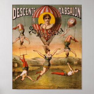 Poster Descente d'Absalon par Miss Stena