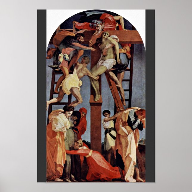 Poster Descida Da Cruz Por Rosso Fiorentino (Frente)