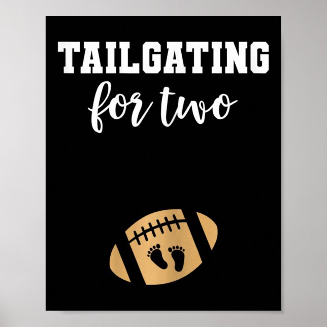 Poster Descida Da Gravidez Da Pegada Por Revelação (Frente)