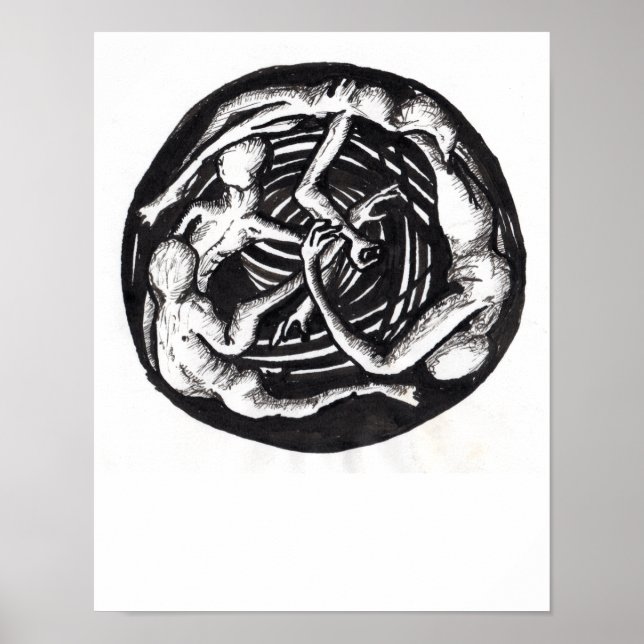 Poster Descida de espiralagem (Frente)