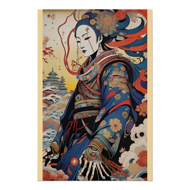 Pôster Descida do inverno - Ken Gage Surreal Art (Frente)