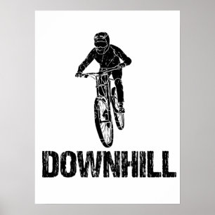 Poster Descida Mountain Biker