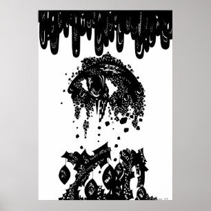 Poster Descida na desgraça